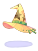 Costume Yellow Bruxo Hat