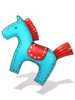 Costume Mini Horse Hairpin