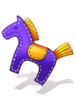 Costume Mini Horse Hairpin