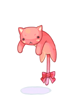 Costume Drooping Kitty(Pink)