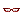 Costume Red Glasses